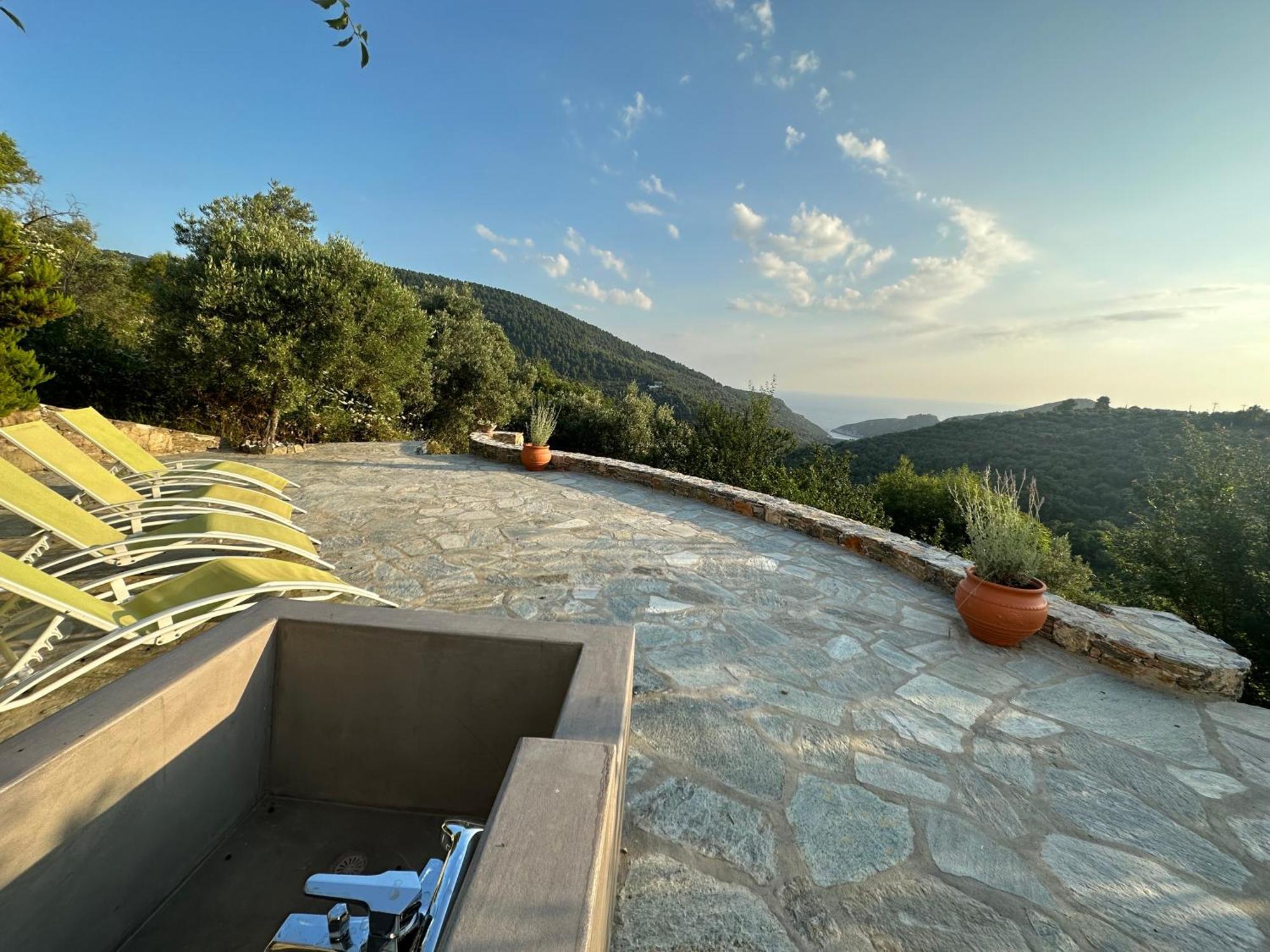 Olive Mill Cottage สโกเปลอสทาวน์ ภายนอก รูปภาพ
