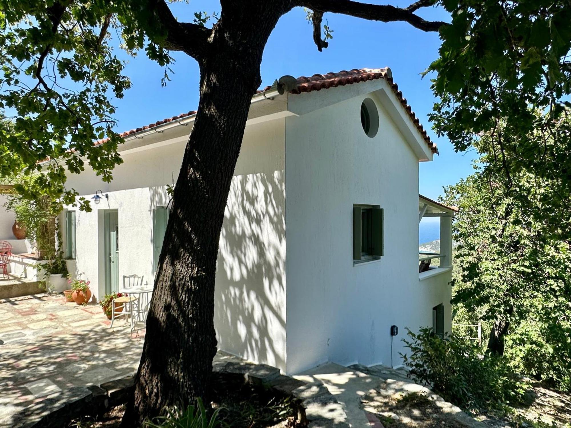 Olive Mill Cottage สโกเปลอสทาวน์ ภายนอก รูปภาพ